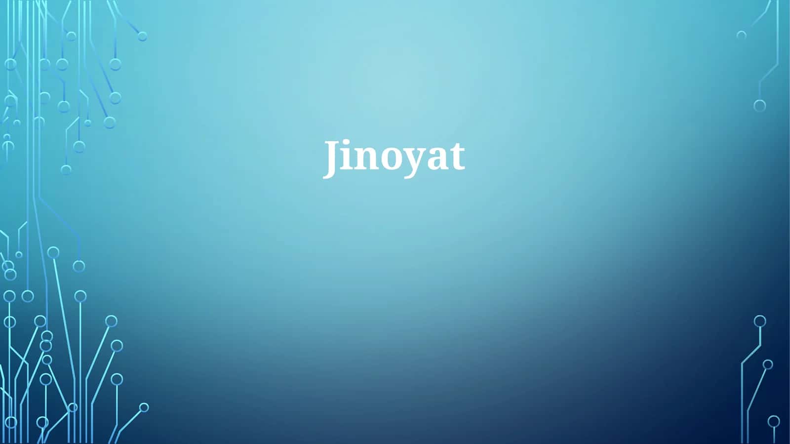 Jinoyat 1