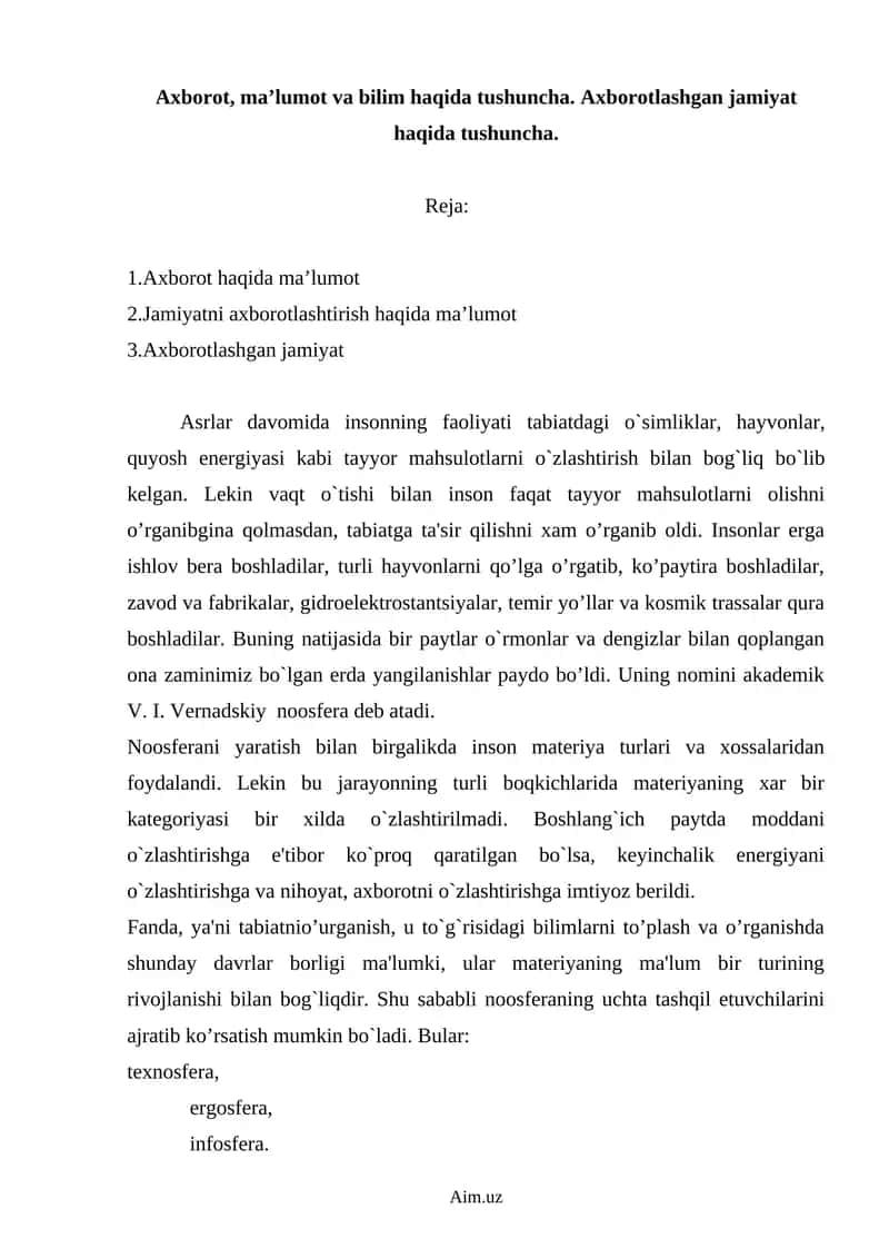 Noosfera 1