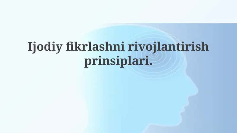 Ijodiyfikrlashnirivojlantirishprinsiplari 1