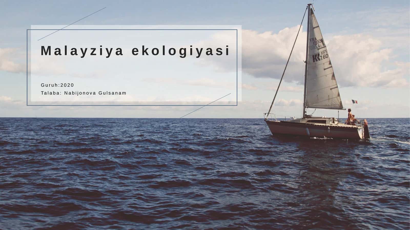 Malayziya ekologiyasi 1