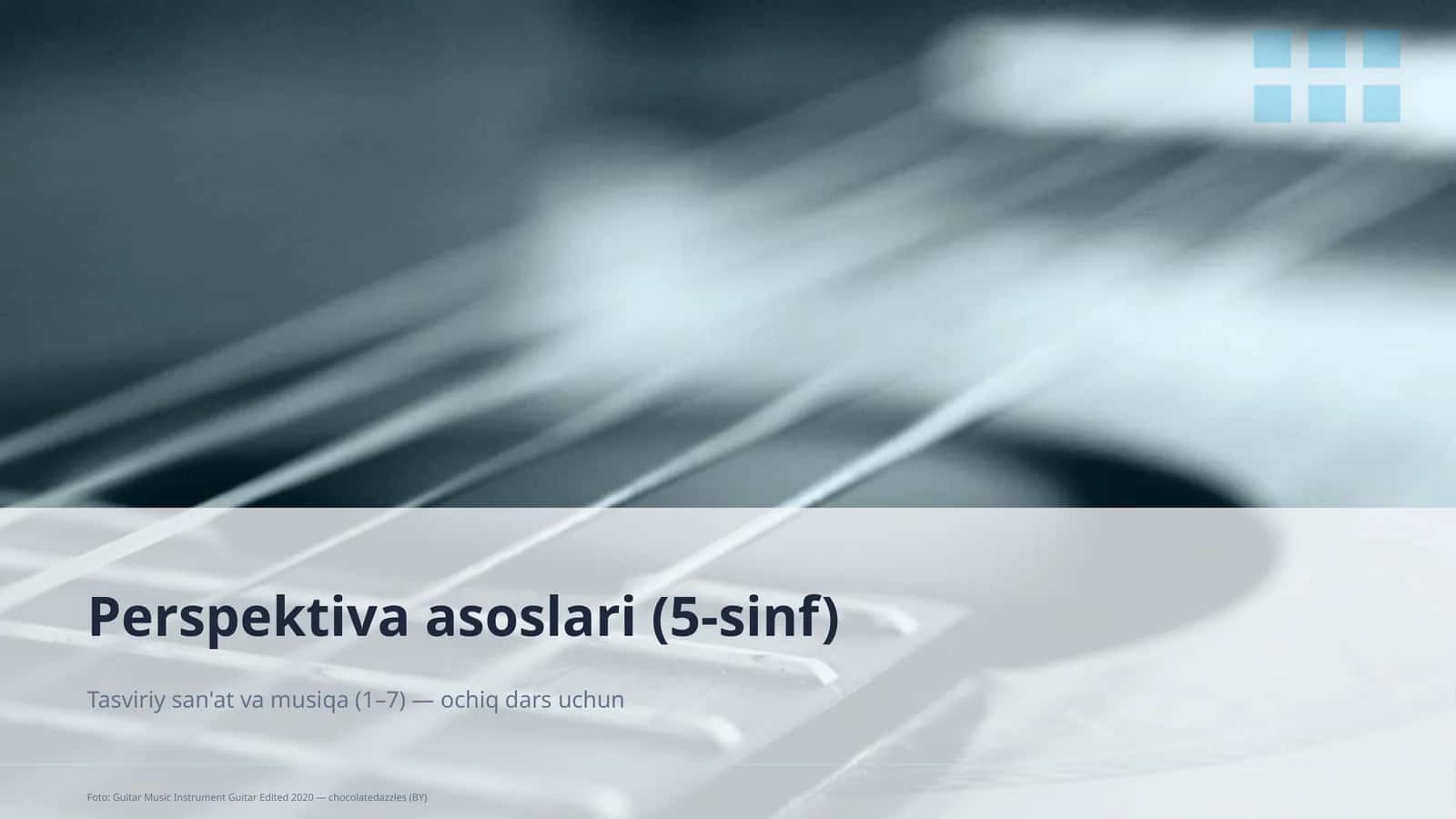 Perspektiva asoslari (5-sinf) 1