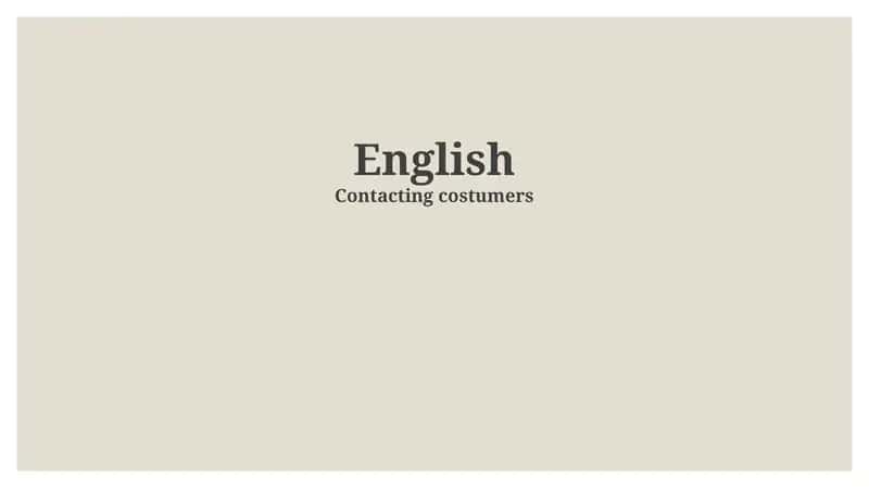 English in the Modern World 1