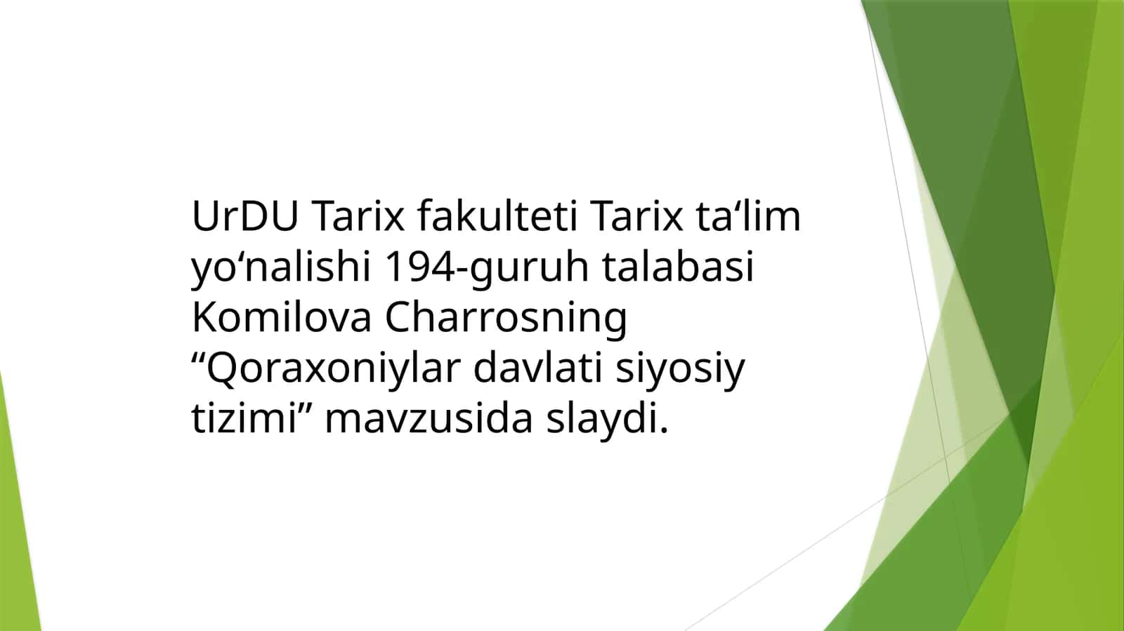 Qoraxoniylar davlati siyosiy tizimi 1