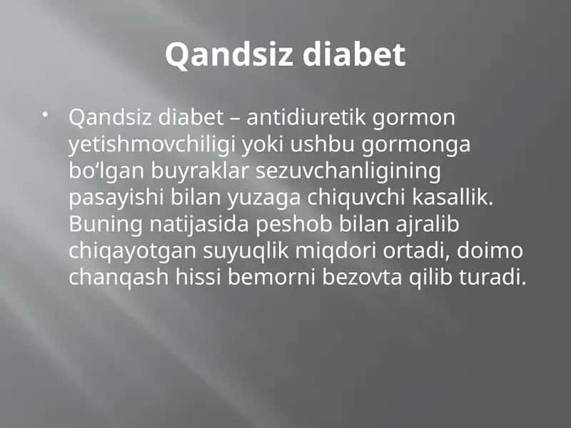 Qandsizdiabet 1