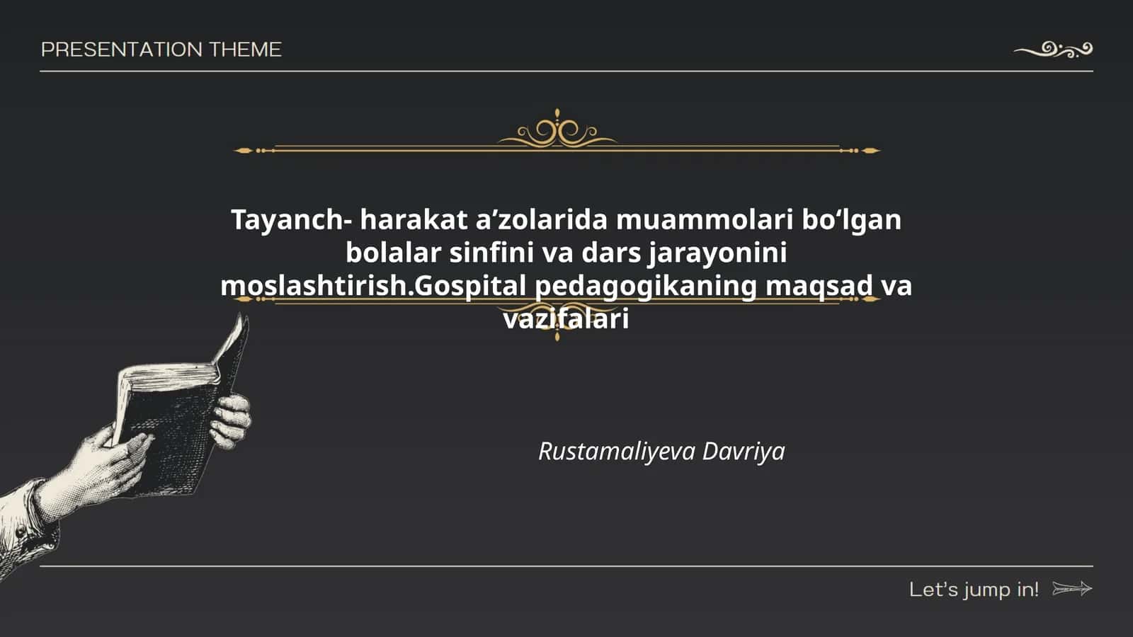 Tayanch-harakat a'zolari muammolari 1