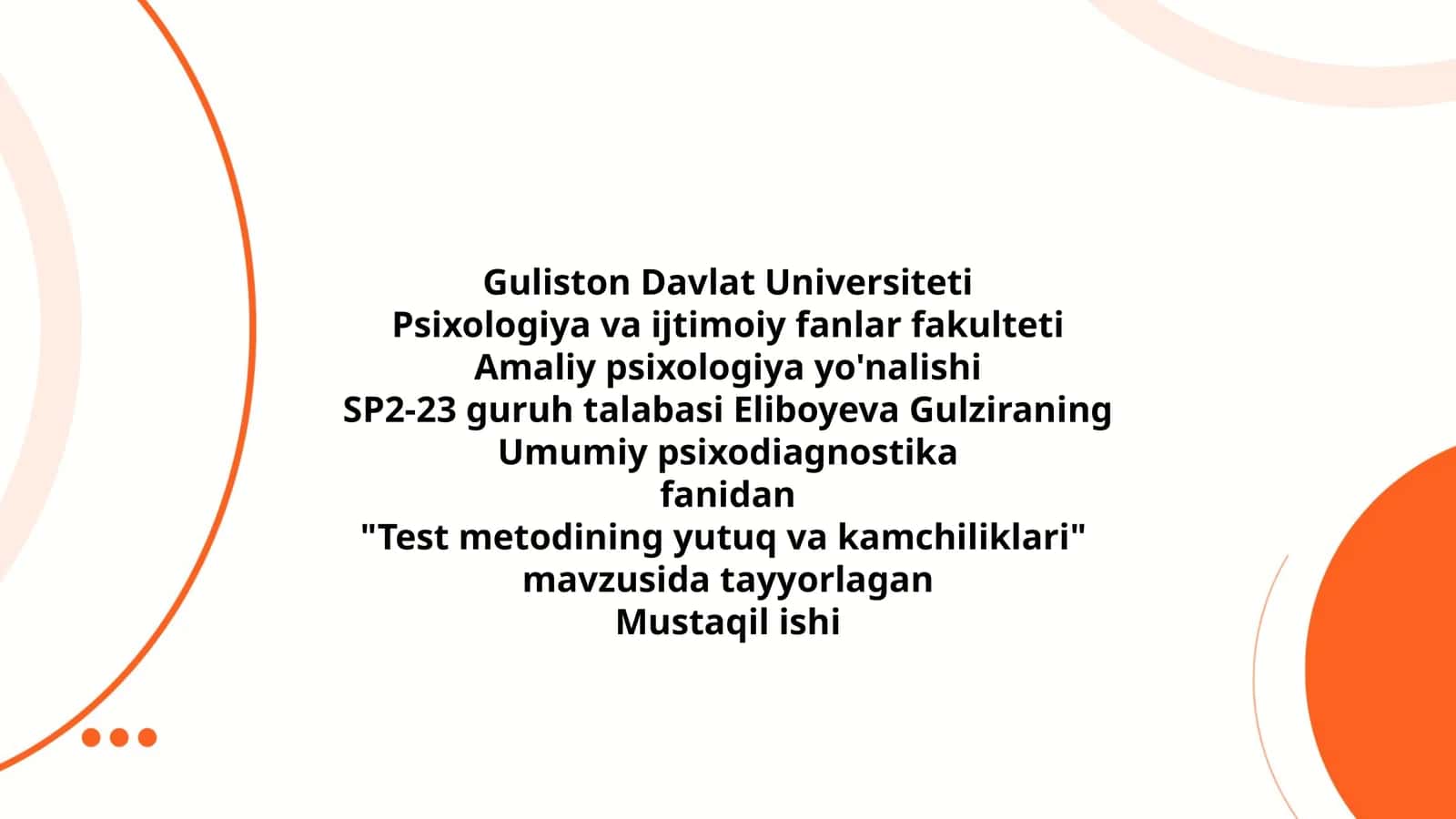 Test metodining yutuq va kamchiliklari 1