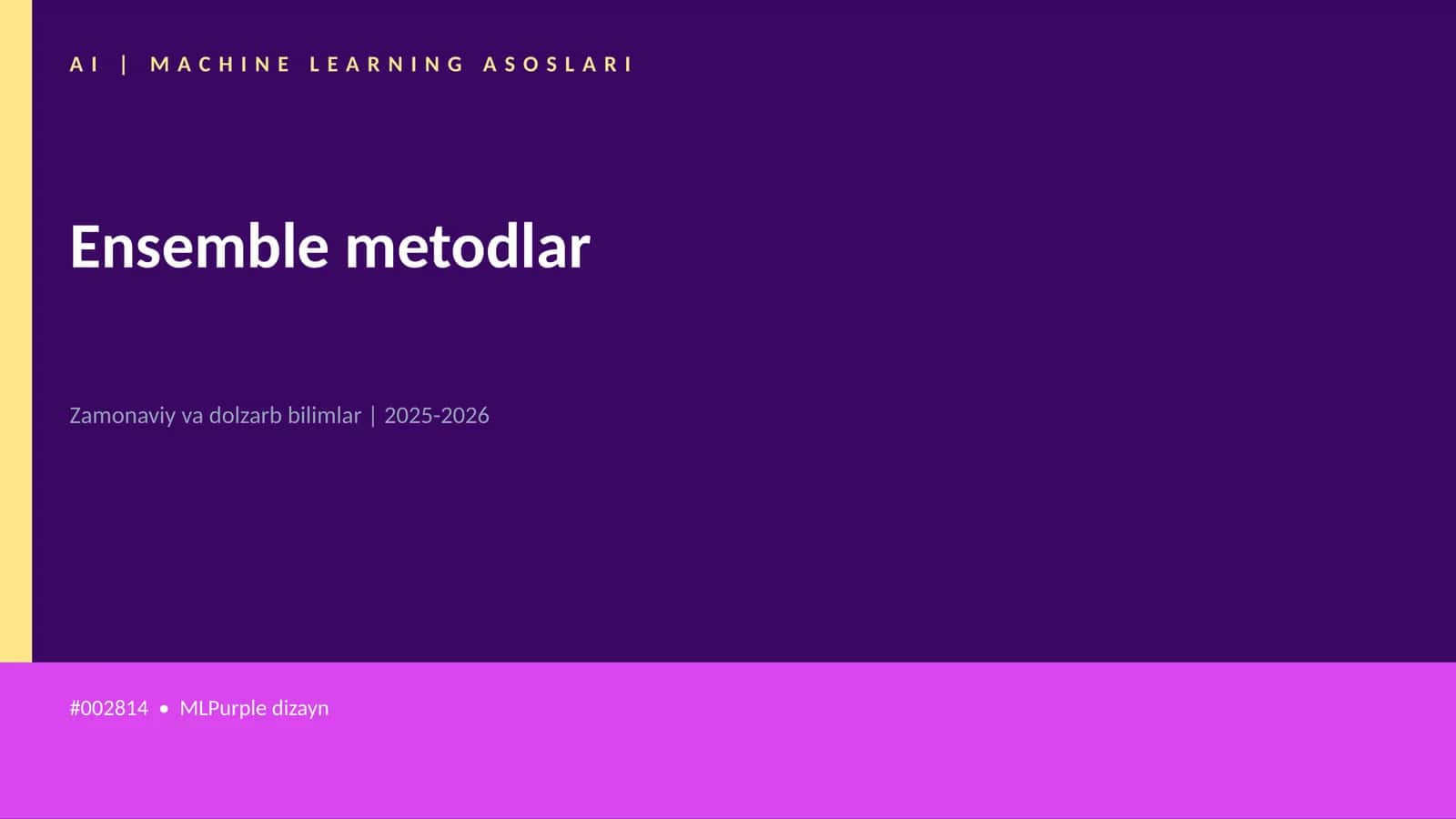 Ensemble metodlar 1