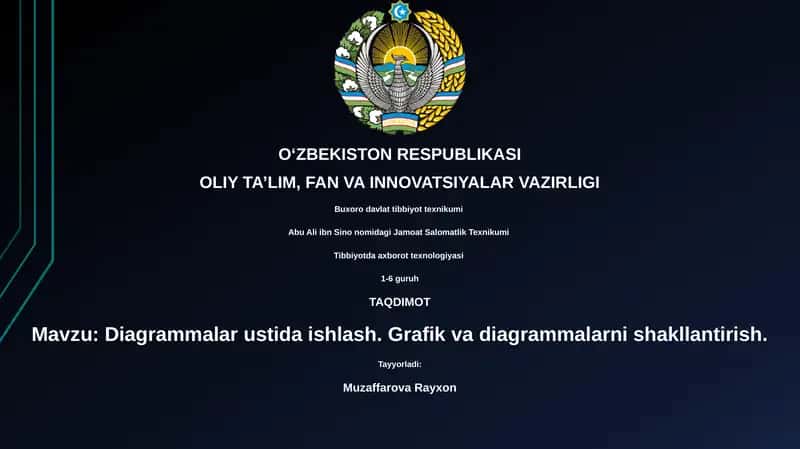 Diagrammalar ustida ishlash 1