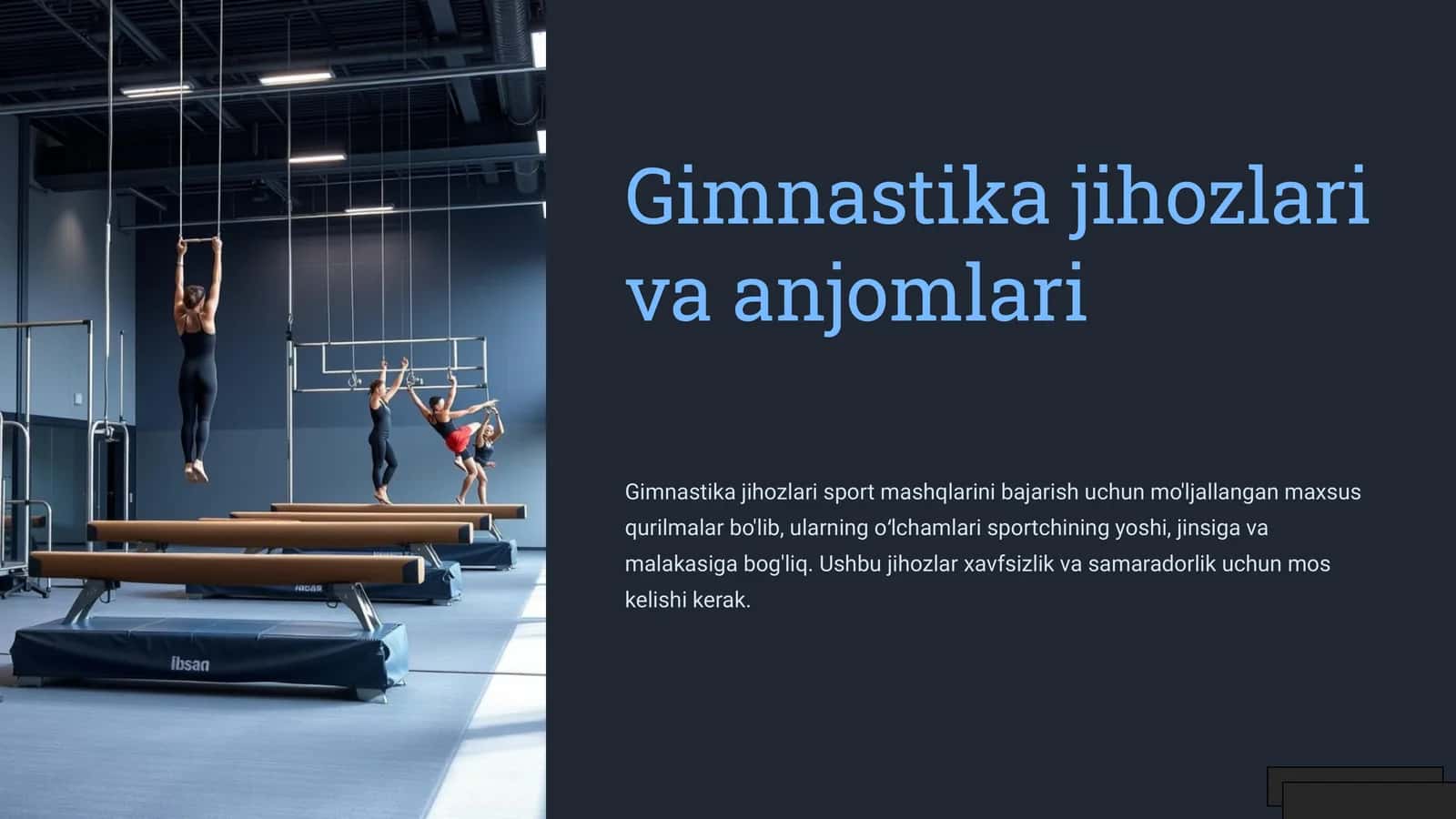 Gimnastika jihozlar iva anjomlari 1