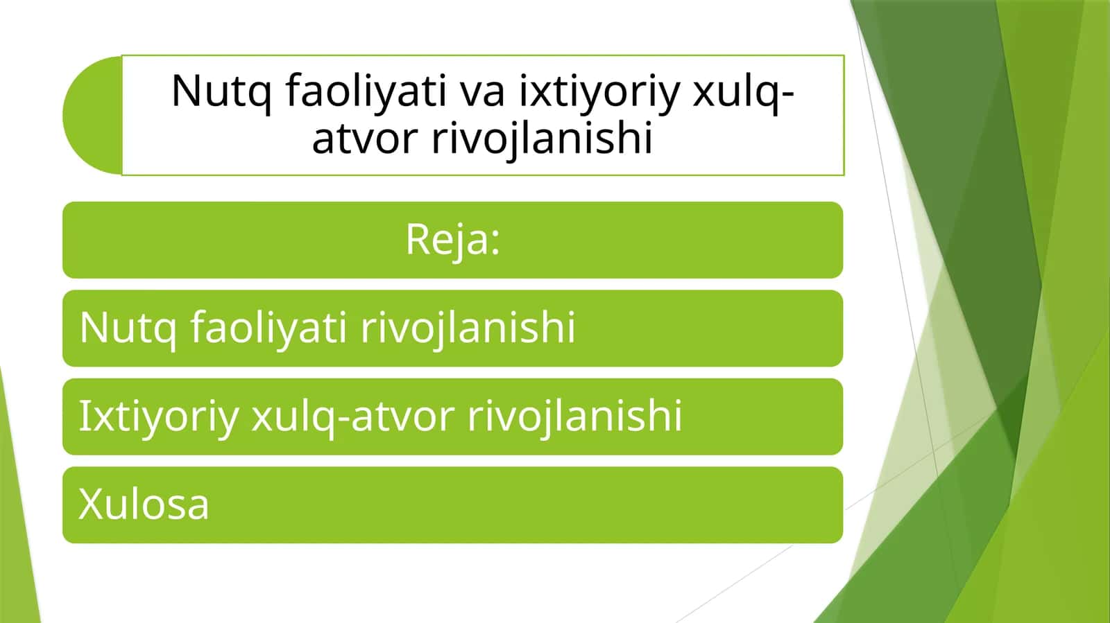 Ixtiyoriy xulq-atvor 1