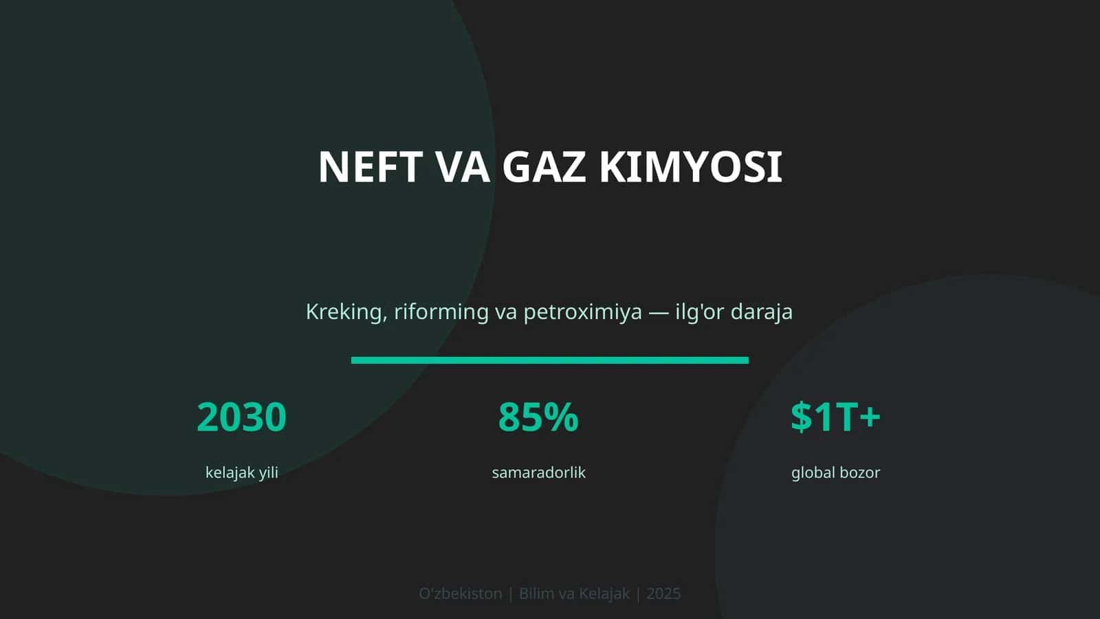 Neft va gaz kimyosi 1