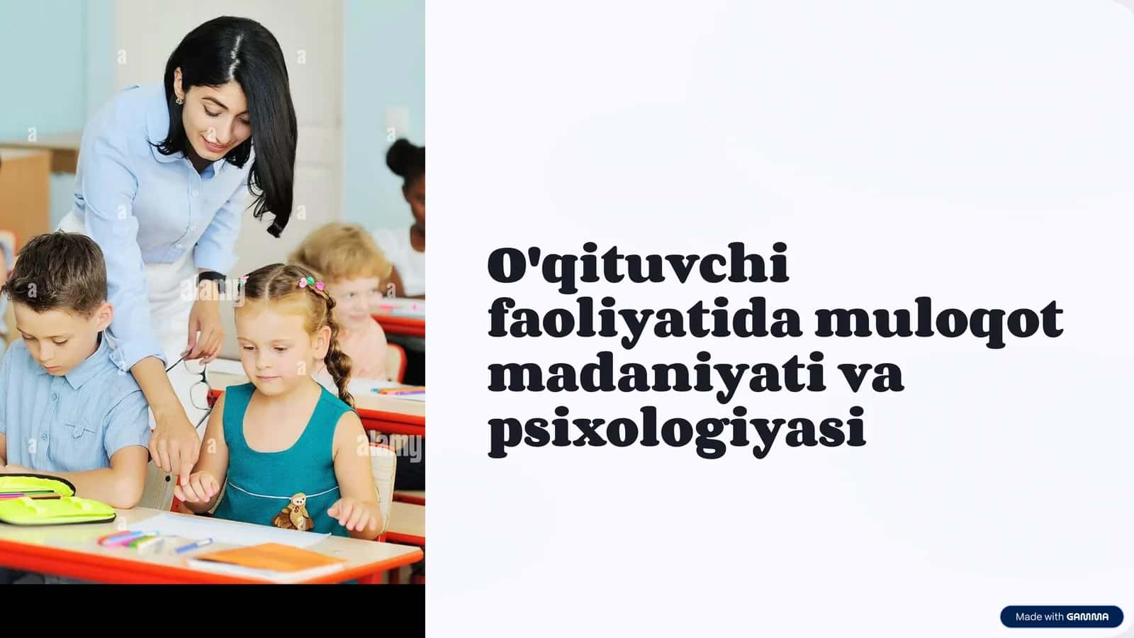 O'qituvchi faoliyatida muloqot madaniyati va psixologiyasi 1