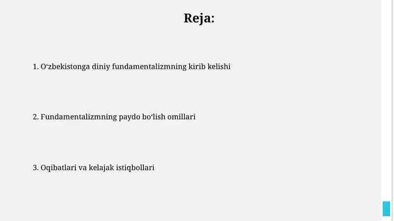 Oʻzbekistonga diniy fundamentalizmning kirib kelishi 1
