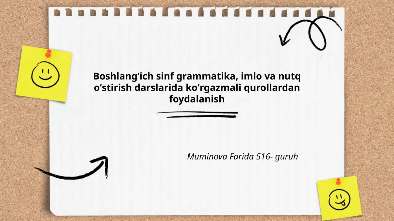 Boshlangʻich sinf grammatika, imlo va nutq oʻstirish darslari 1