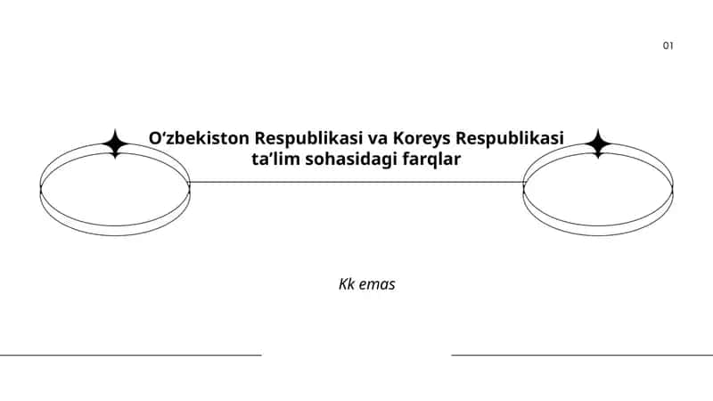Oʻzbekiston va Koreys Respublikasi ta'lim farqlari 1