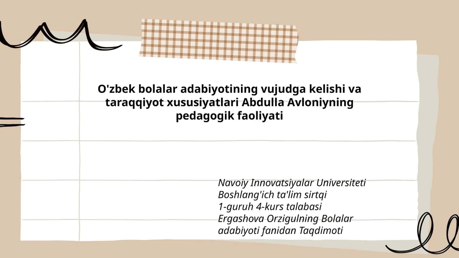 Bolalar adabiyoti 1