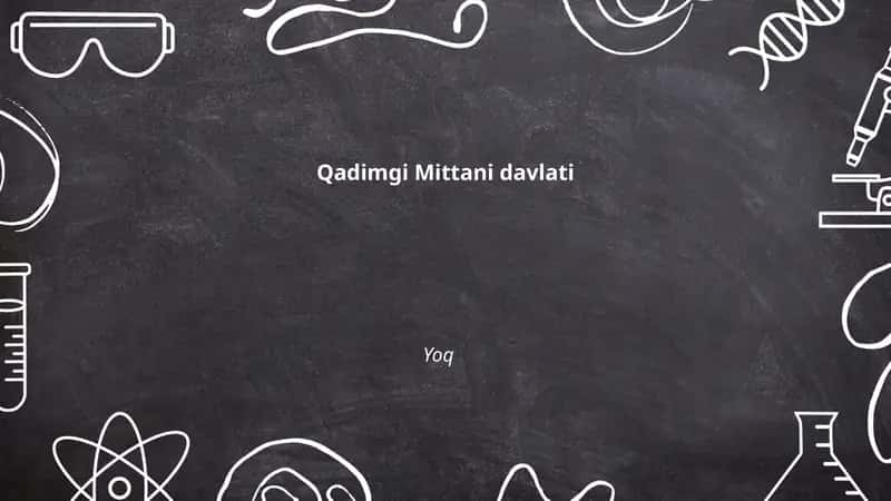 Qadimgi Mittani davlati 1