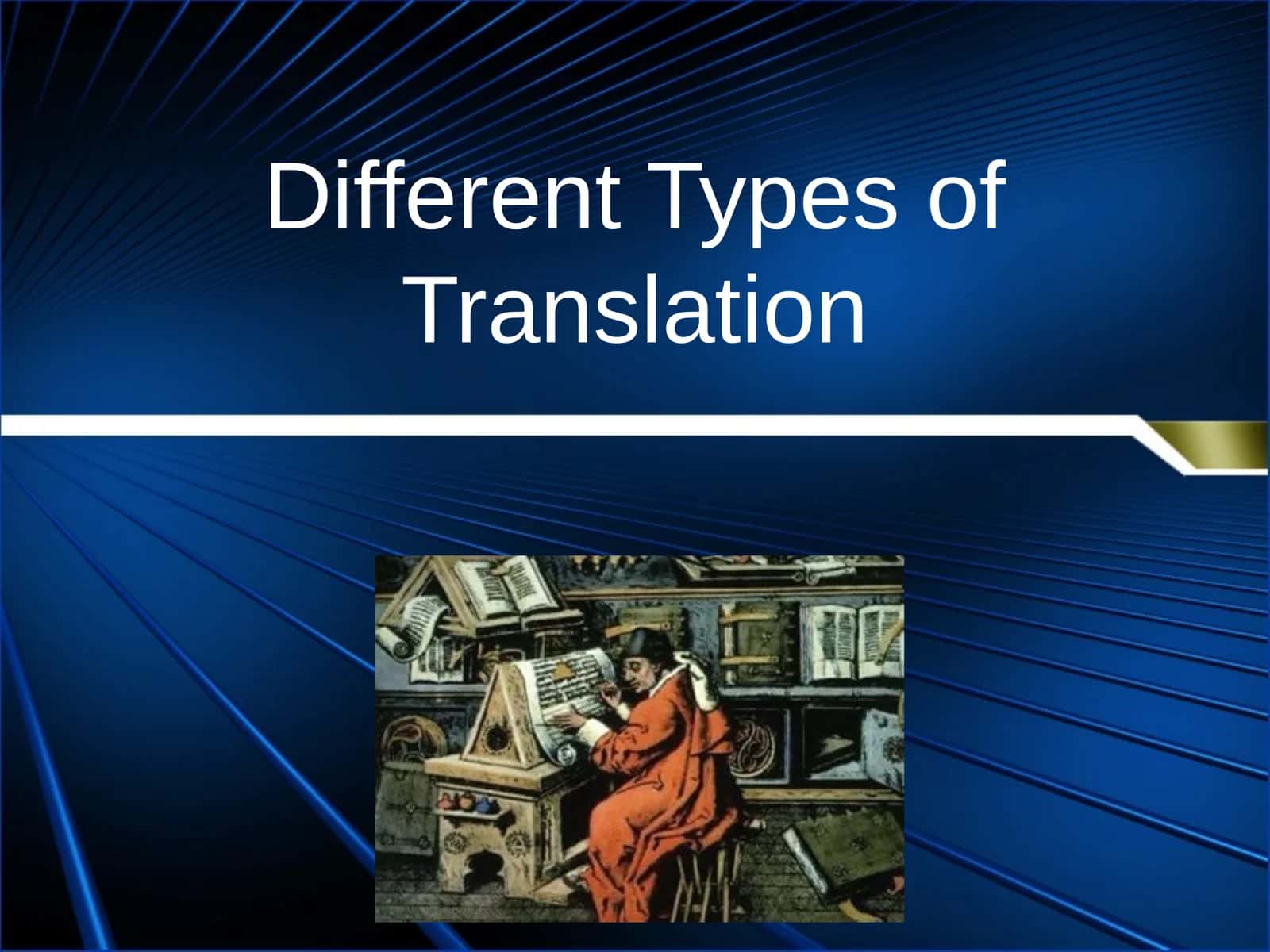 Different Types of Translation 1