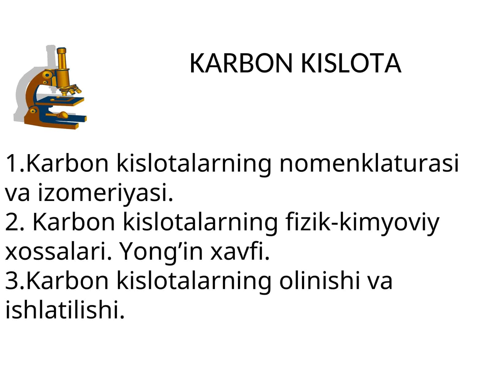 KARBON KISLOTA 1