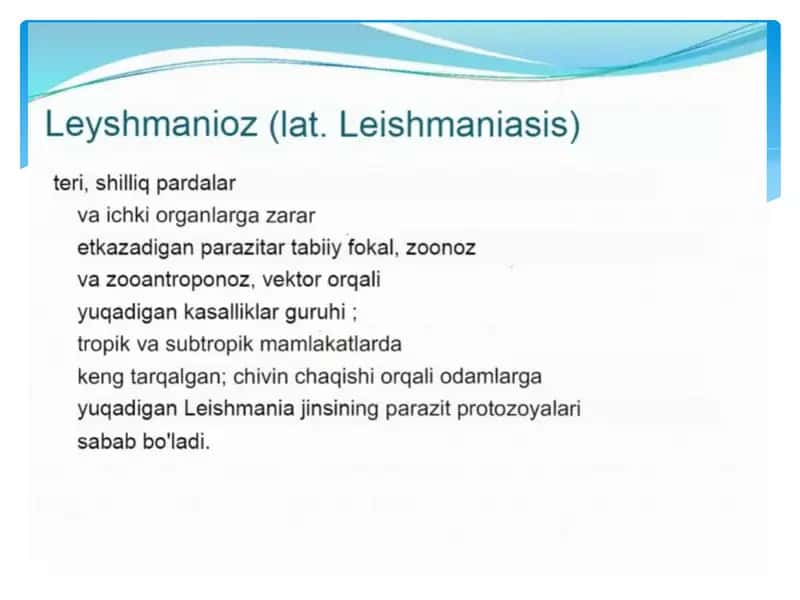LEYISHMANIOZ 1
