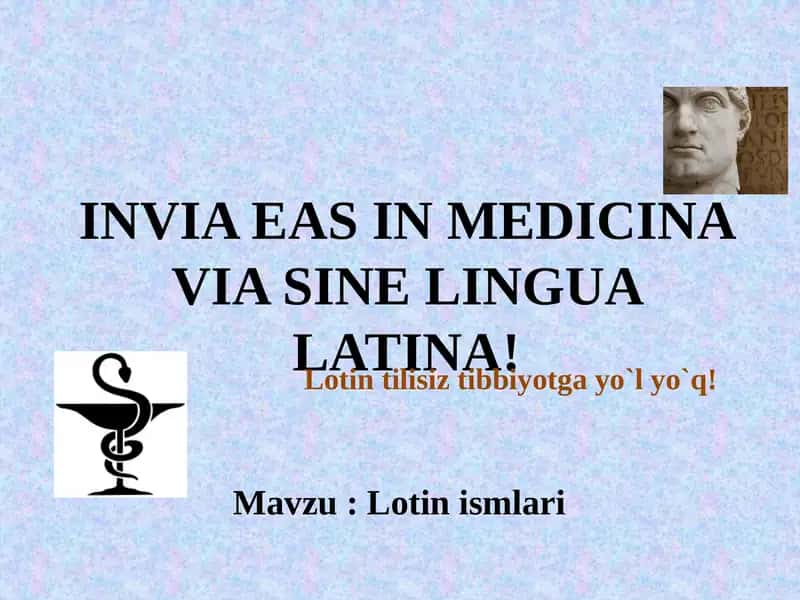 Lotintilisiztibbiyotgayo`lyo`q 1