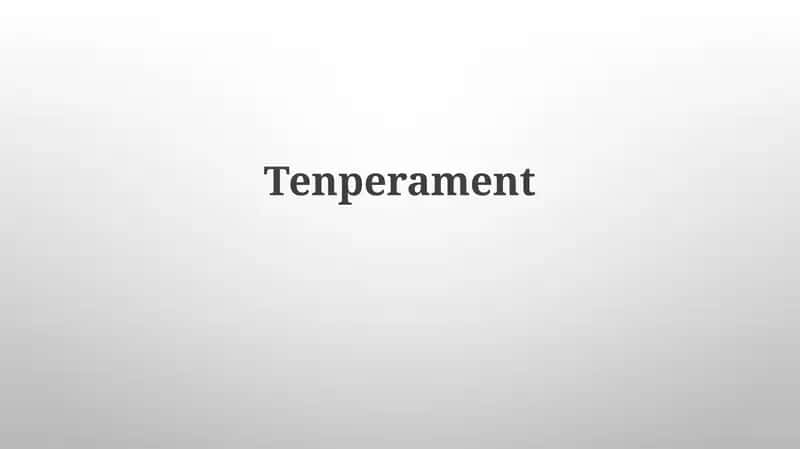Temperament va fe'l-atvor 1