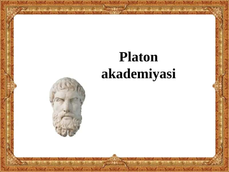 Platon akademiyasi 1