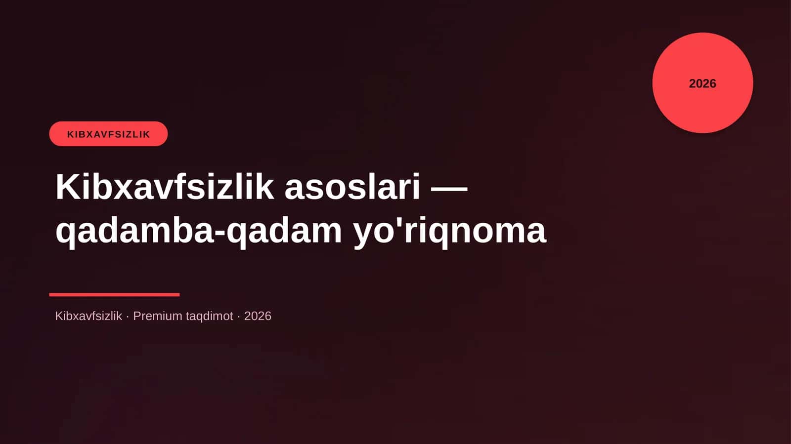 Kibxavfsizlik 1
