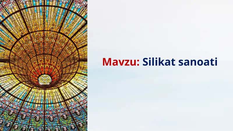 Silikat sanoati 1