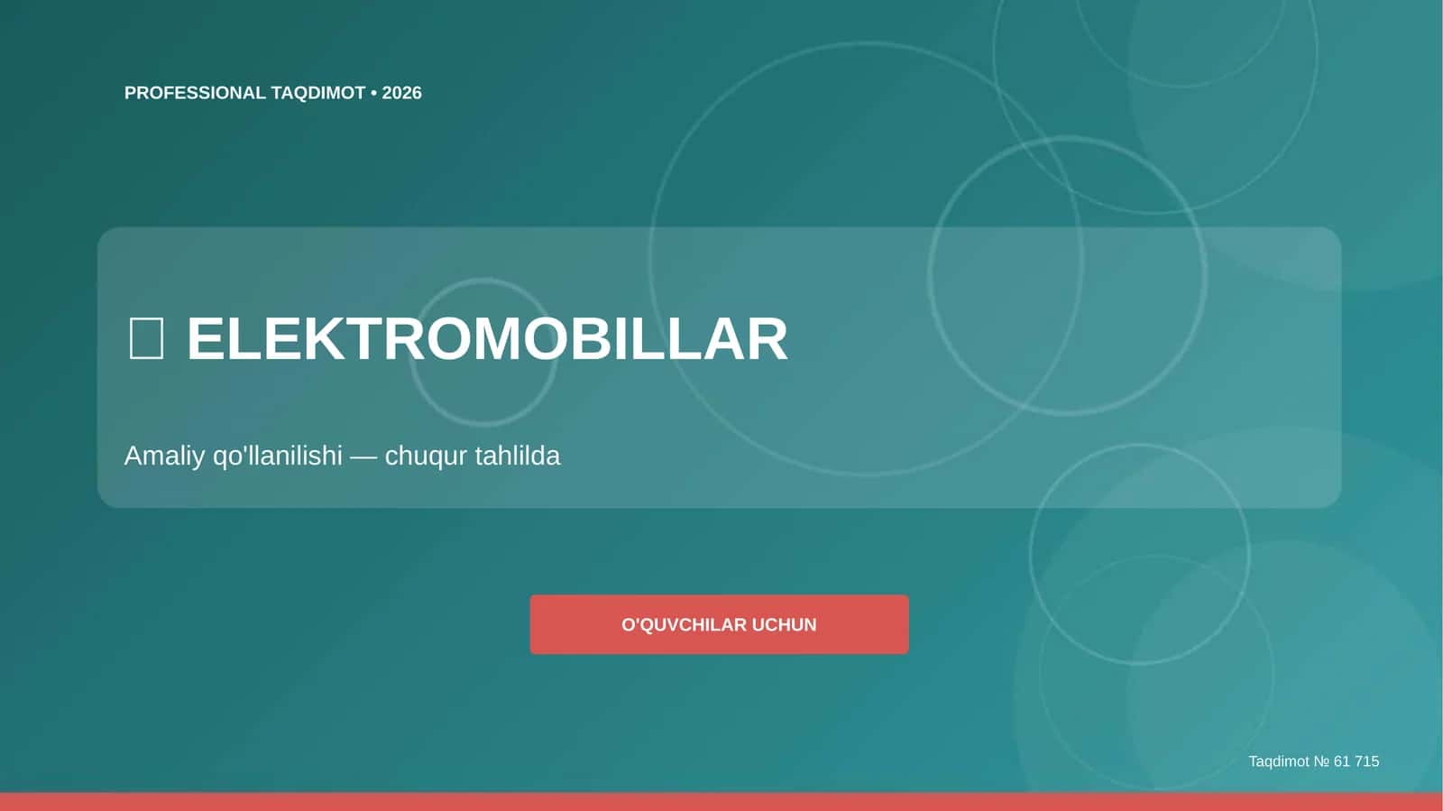 ELEKTROMOBILLAR 1