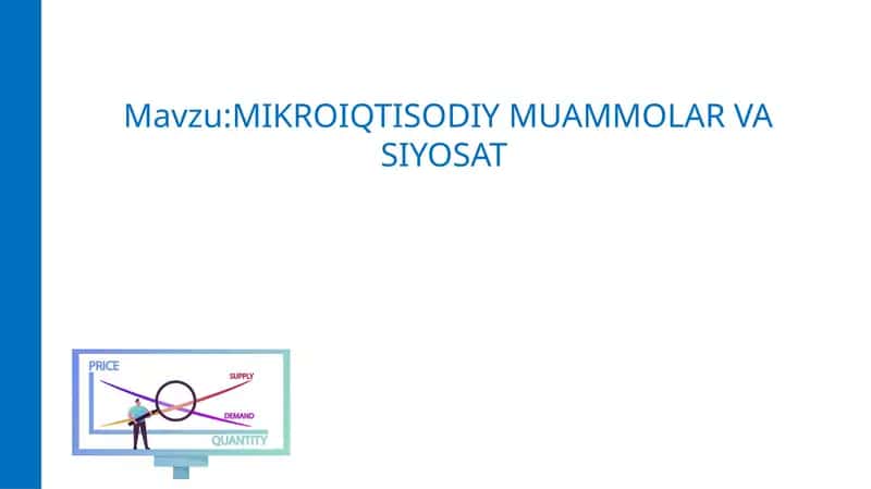 MIKROIQTISODIY MUAMMOLAR VA SIYOSAT 1
