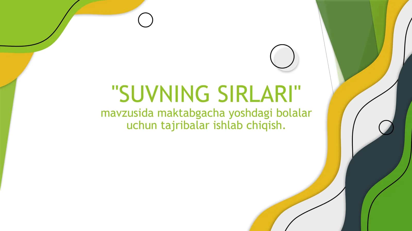 SUVNING SIRLARI 1
