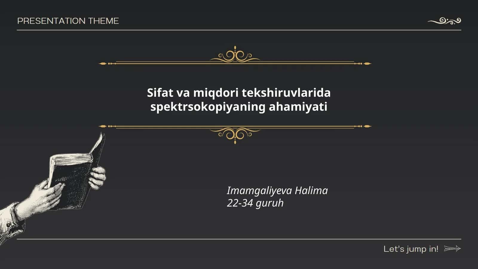 Spektroskopiyaning asosiy tamoyillari 1