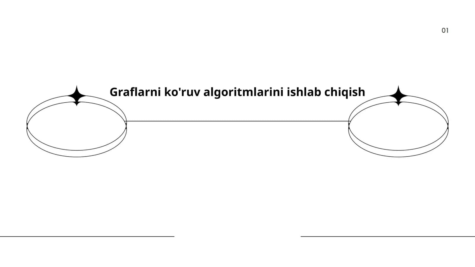 Graflarni ko'ruv algoritmlarini ishlab chiqish 1