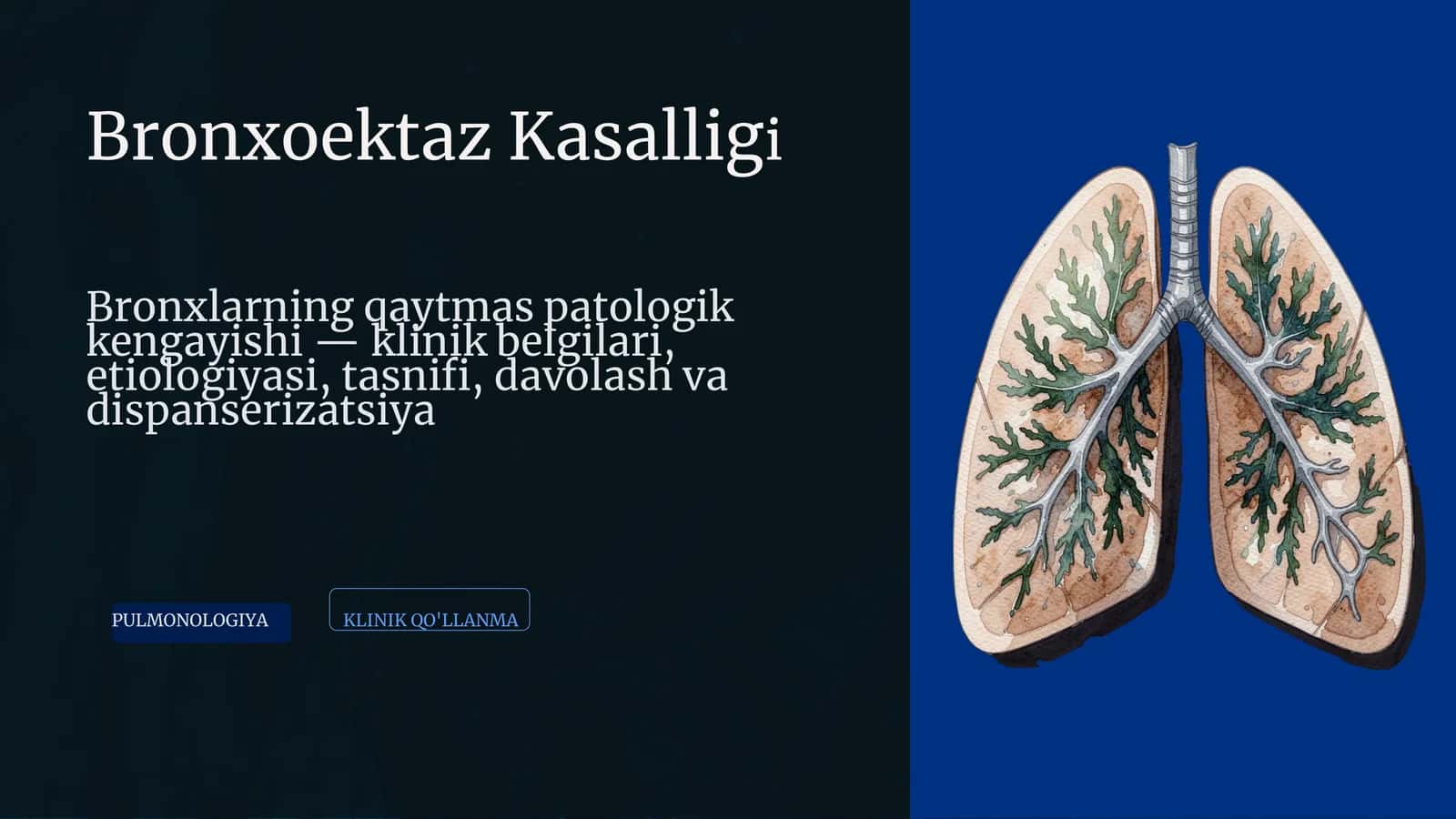 Bronxoektaz Kasalligi 1