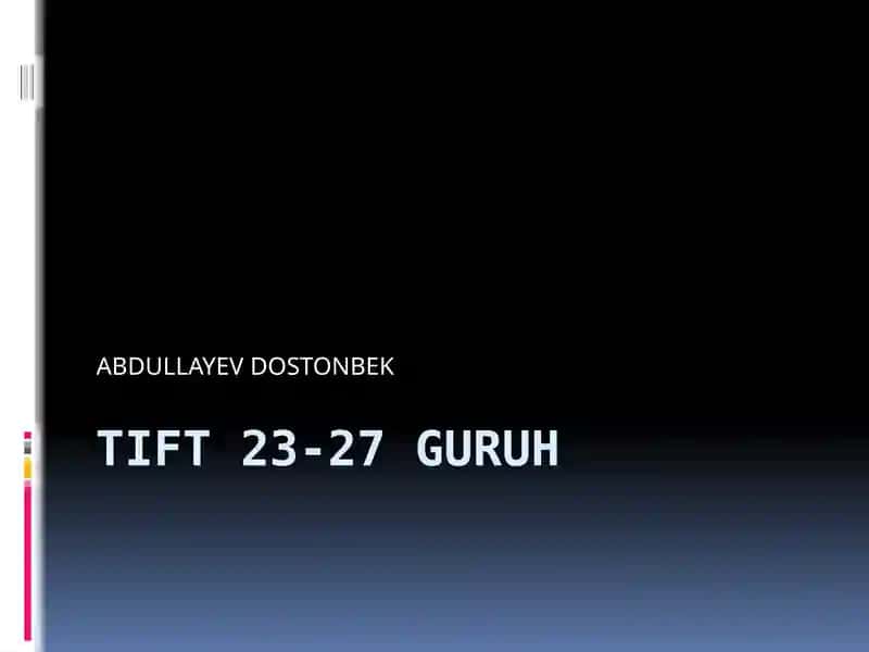 Pul-Kredit tizimi va banklar