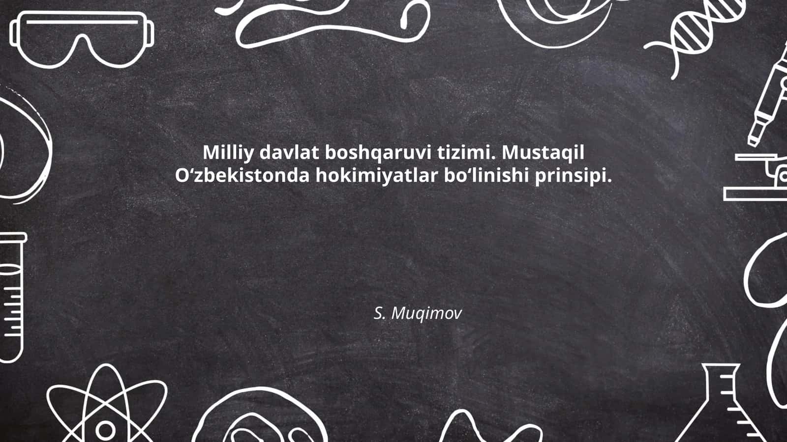 Milliy davlat boshqaruvi tizimi 1