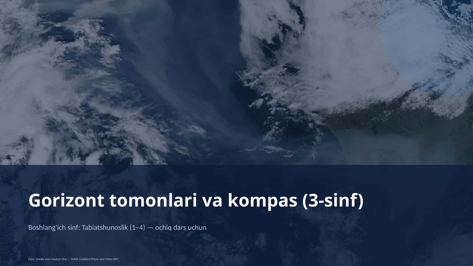 Gorizont tomonlari va kompas (3-sinf) 1
