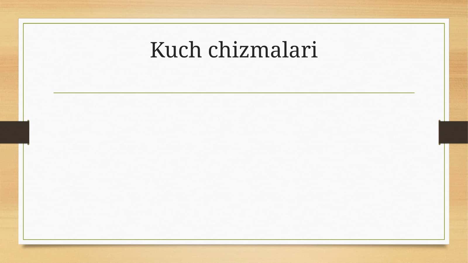 Kuch chizmalari 1