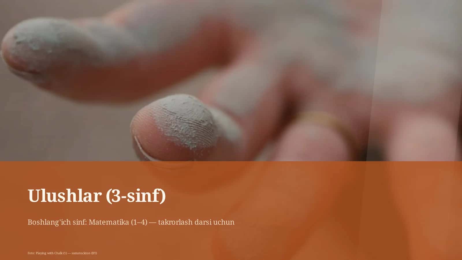 Ulushlar (3-sinf) 1