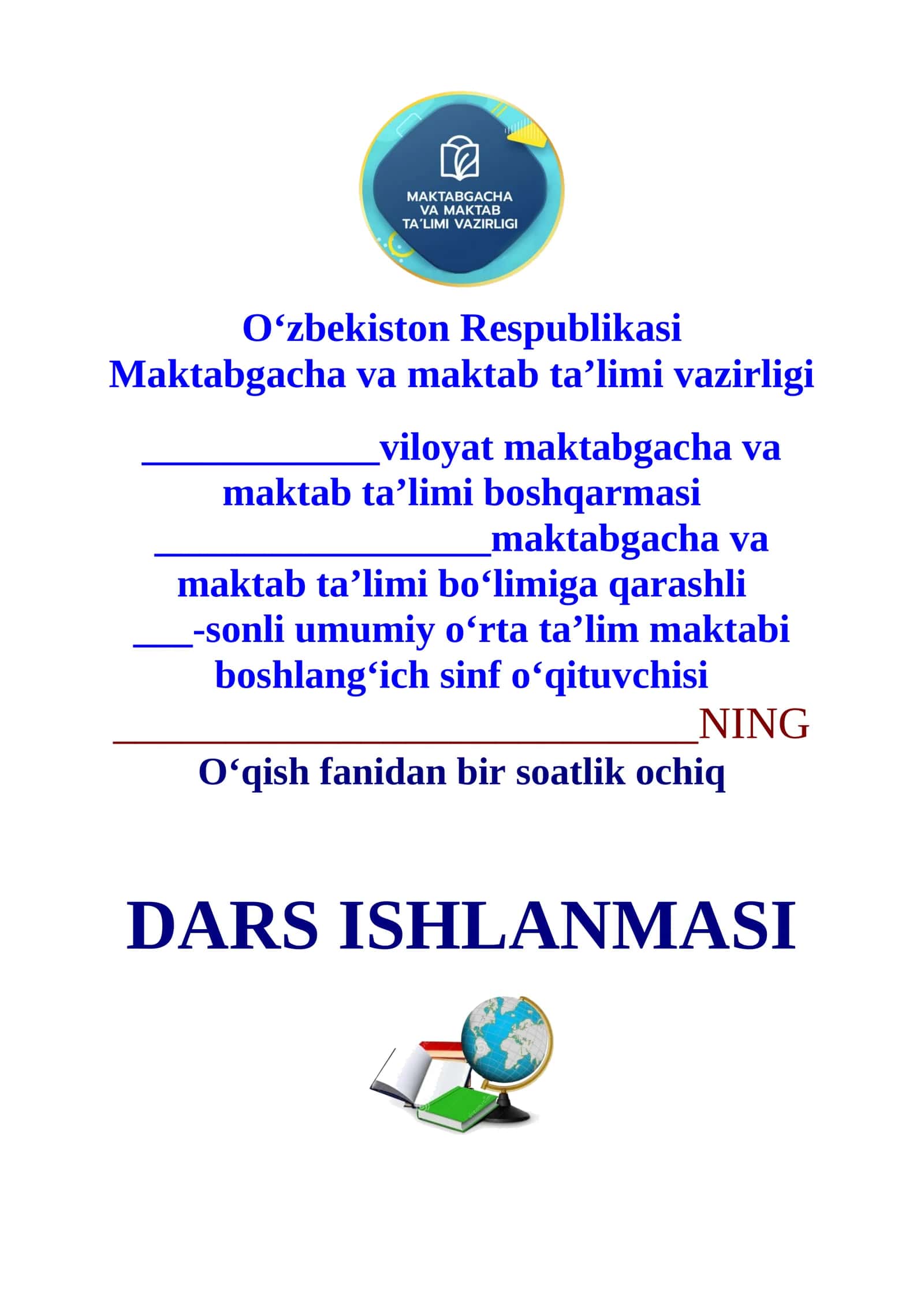 4-sinf o'qish Mikrob, virus va salomat qiz 3-chorak dars ishlanmasi 1