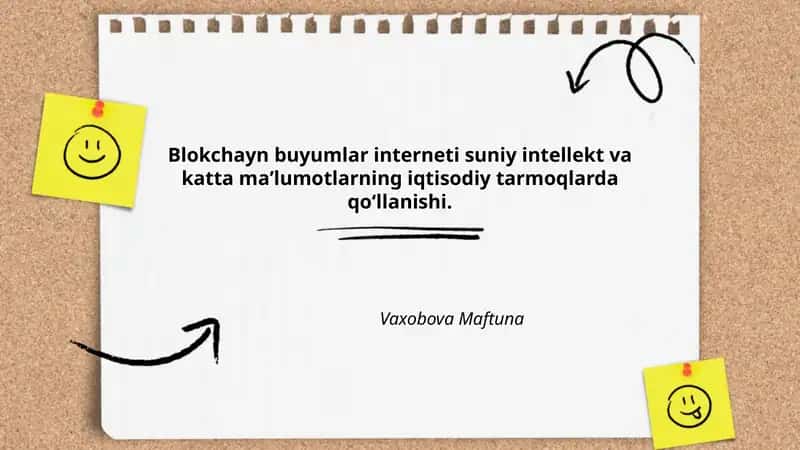 Blokchayn va IoT integratsiyasi 1