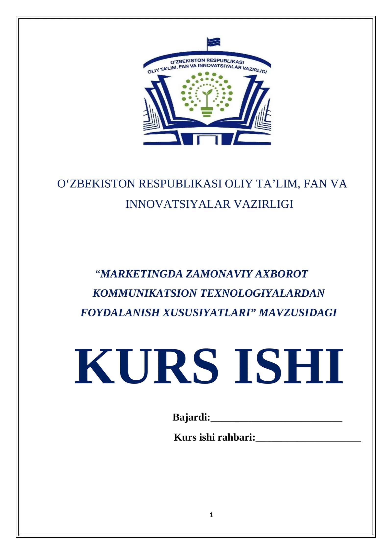 MARKETINGDA ZAMONAVIY AXBOROT KOMMUNIKATSION TЕXNOLOGIYALARDAN FOYDALANISH XUSUSIYATLARI 1