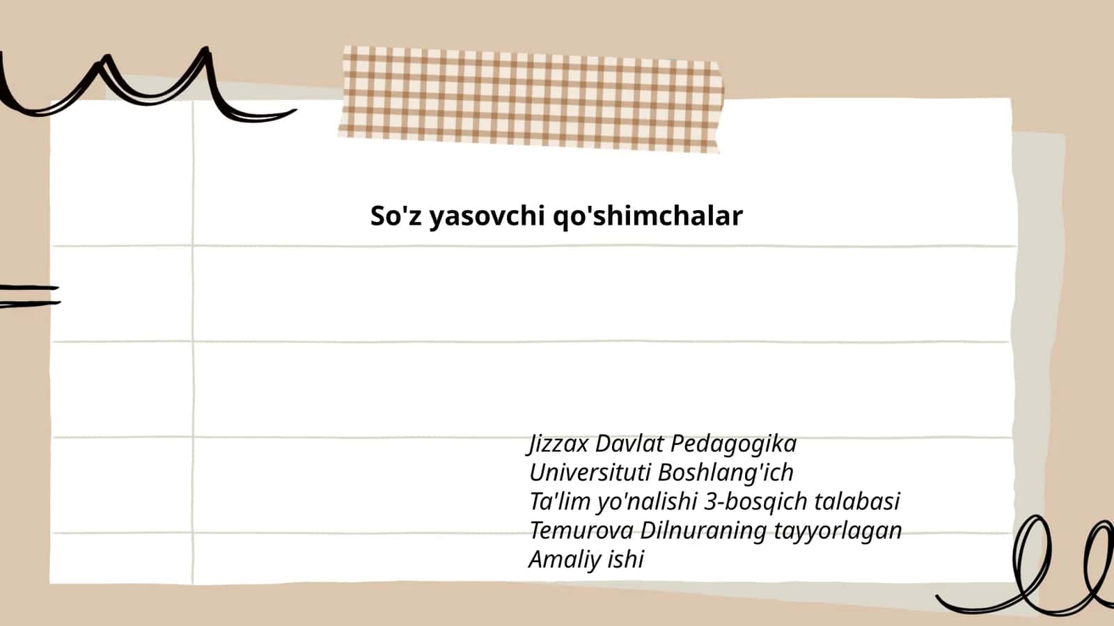 So'z yasovchi qo'shimchalar 1