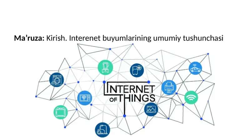 Internet ashyolari (Internet of things (IoT)) 1