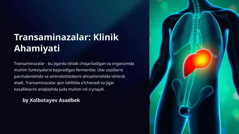 Transaminazalar: Klinik Ahamiyati 1