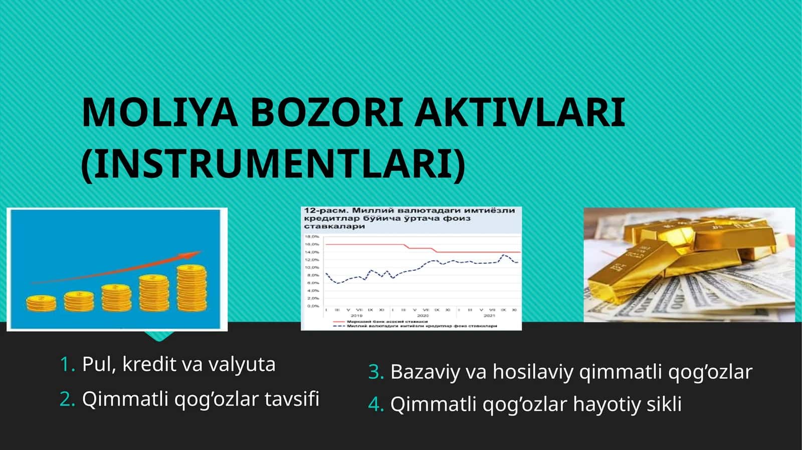MOLIYA BOZORI AKTIVLARI (INSTRUMENTLARI) 1