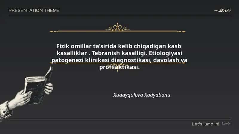 Tebranish kasalligi 1