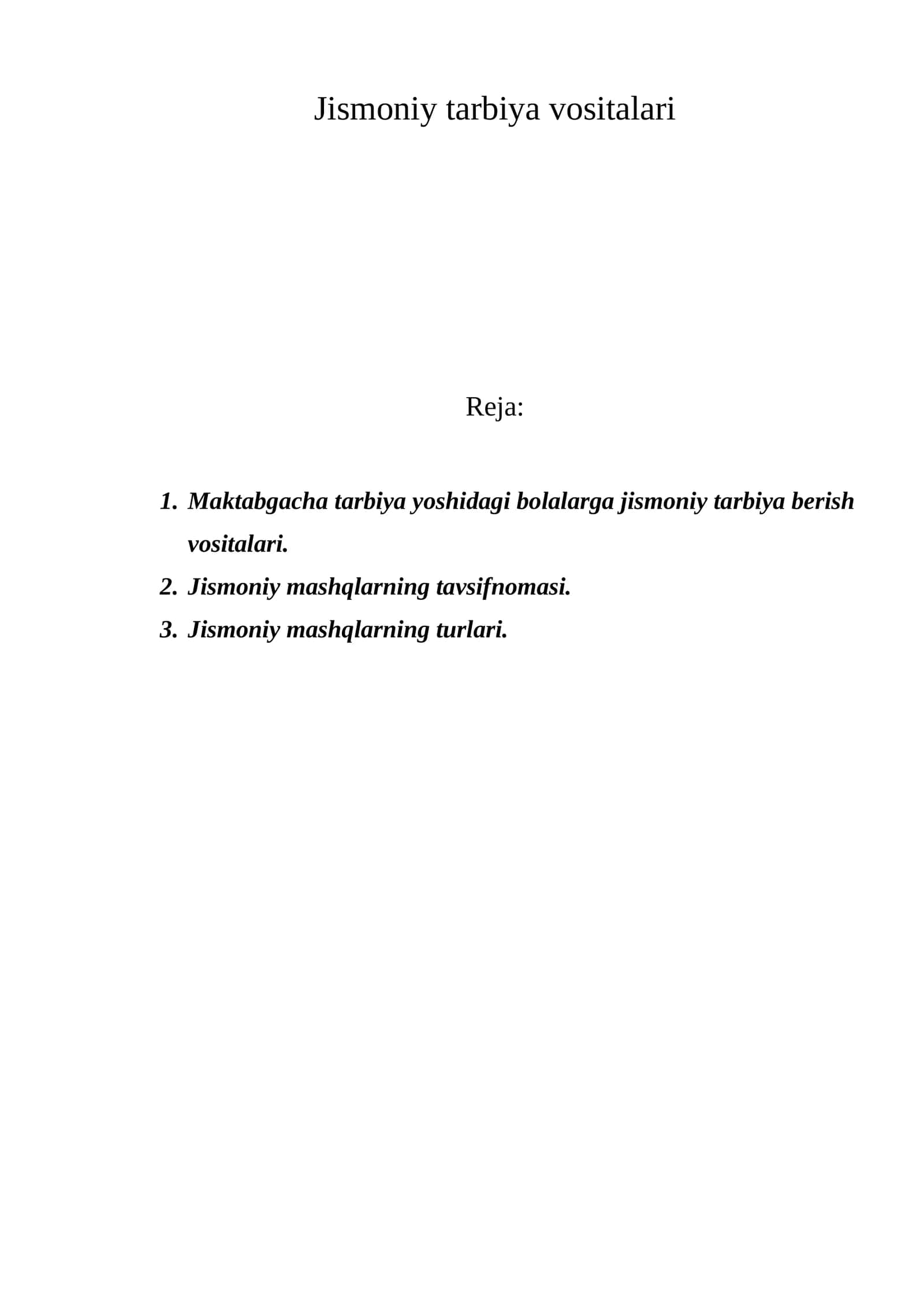 Jismоniy tarbiya vоsitalari 1
