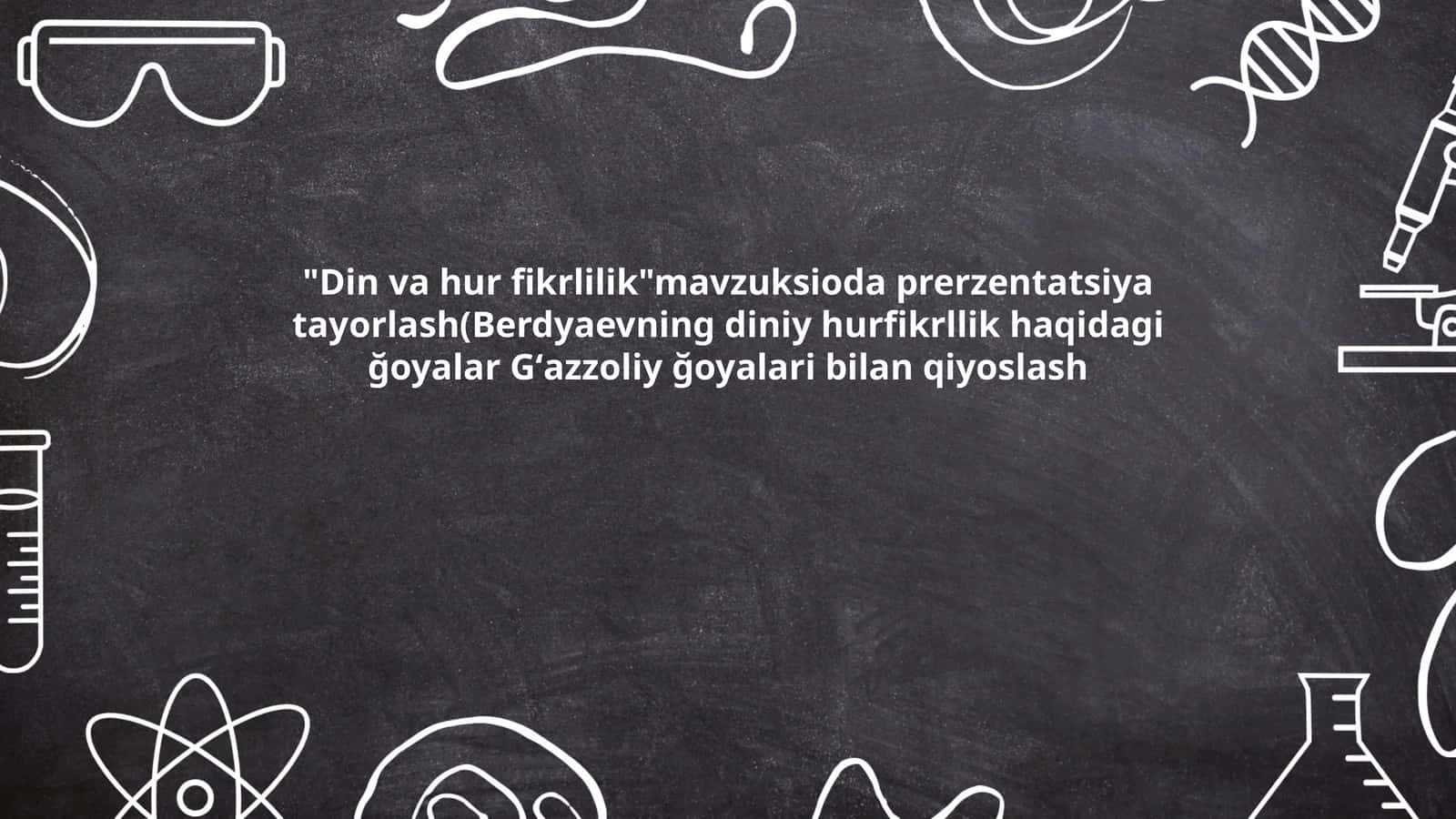 Din va hur fikrlilik 1